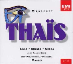 Massenet: Thais (Gesamtaufnahme) (franz.) (Aufnahme London 1976).