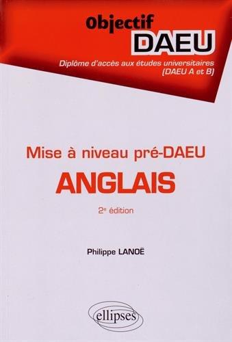 Anglais : mise à niveau pré-DAEU