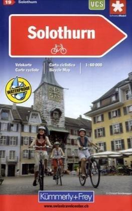 Wanderkarte Solothurn 1 : 60.000, wasserfest (Kümmerly+Frey Velokarten)