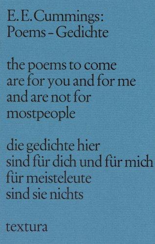 Poems. Gedichte