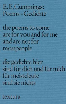 Poems. Gedichte