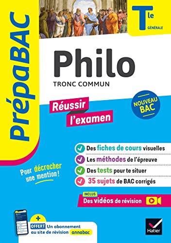 Philo tronc commun, terminale générale : nouveau bac