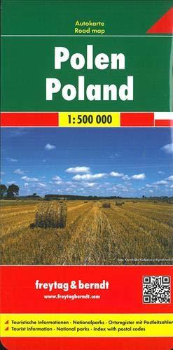 Polen, Autokarte 1:500.000: Wegenkaart 1:500 000 (freytag & berndt Auto + Freizeitkarten)