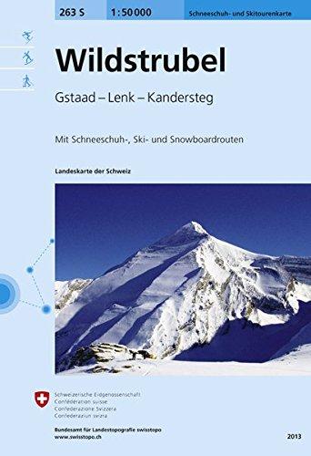 263S Wildstrubel Schneeschuh- und Skitourenkarte: Gstaad - Lenk - Kandersteg (Skitourenkarten 1:50 000)