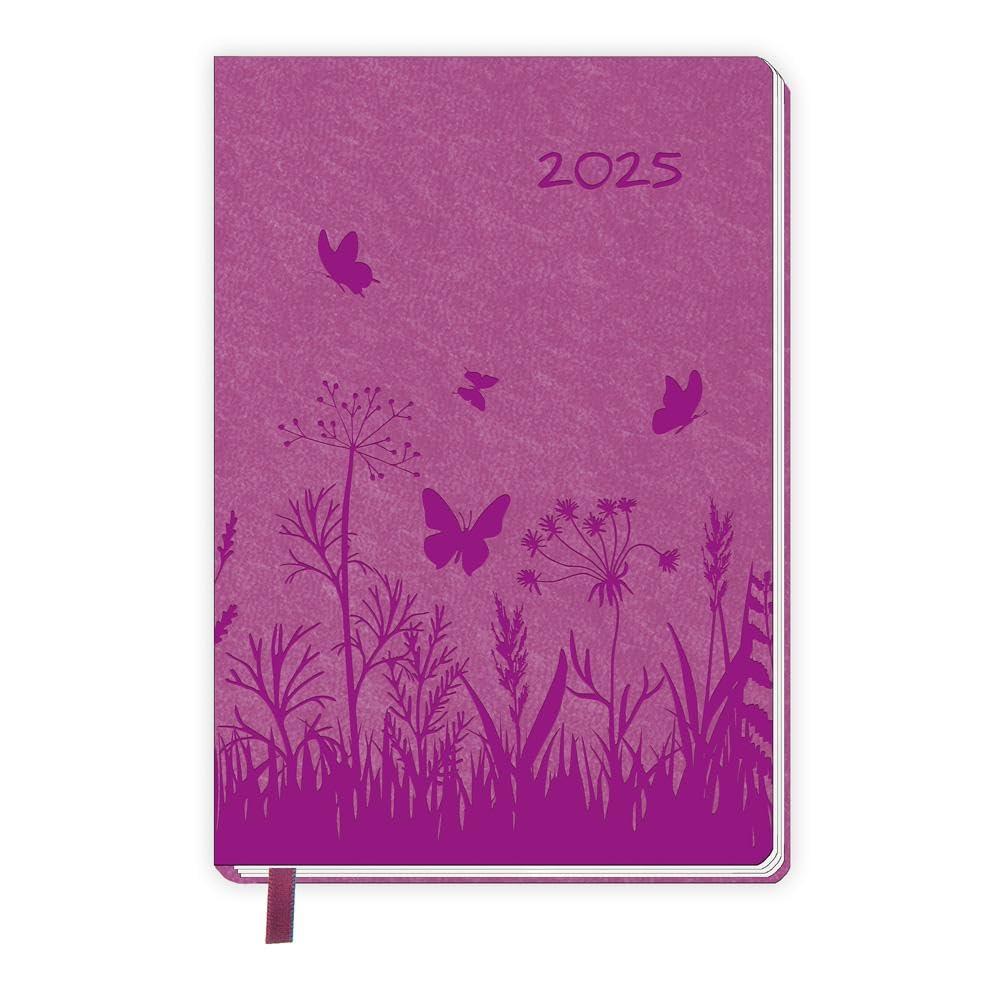 Trötsch Taschenkalender A6 Soft Touch Blumen 2025: Soft Touch Terminkalender