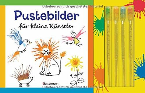 Pustebilder für kleine Künstler-Set: Mit 4 Pipetten zum Dosieren der Farben. Ideal für Wasserfarben