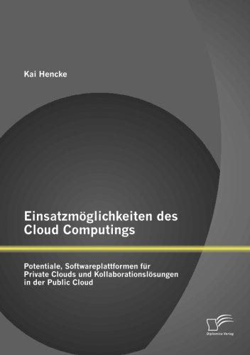 Einsatzmöglichkeiten des Cloud Computings: Potentiale, Softwareplattformen für Private Clouds und Kollaborationslösungen in der Public Cloud