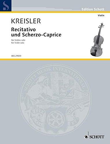 Recitativo und Scherzo-Caprice: op. 6. Violine. (Edition Schott)