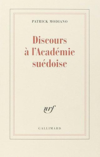 Discours à l'Académie suédoise