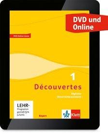 Découvertes 1, Ausgabe Bayern ab 2017, Digitaler Unterrichtsassistent pro (DVD-ROM und Online-Anwendung), Einzellizenz, 1. Lernjahr, Im Lieferumfang enthalten:, , Laufzeit: unbegrenzt