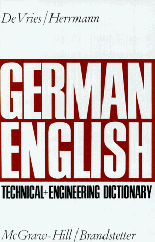 German-English Technical and Engineering Dictionary: BD 1