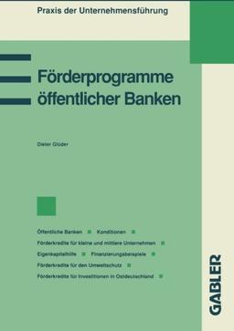 Förderprogramme öffentlicher Banken (Praxis der Unternehmensführung)