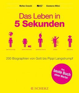 Das Leben in 5 Sekunden: 200 Biographien von Gott bis Pippi Langstrumpf