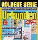 Goldene Serie Urkunden