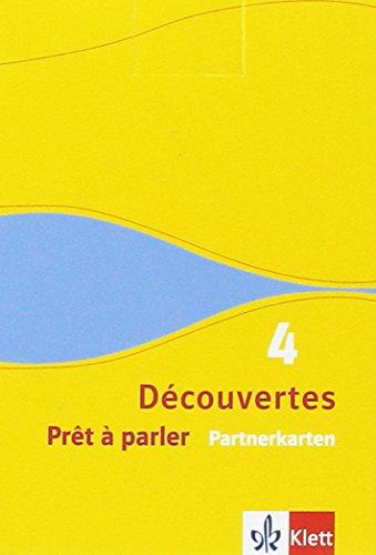 Prêt à parler - Partnerkarten: Kartenset zu Découvertes Série jaune und Série bleue Band 4