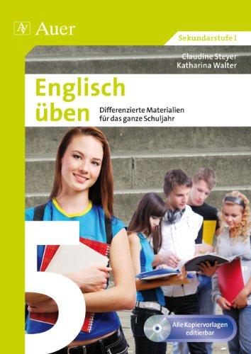 Englisch üben Klasse 5: Differenzierte Materialien für das ganze Schuljahr