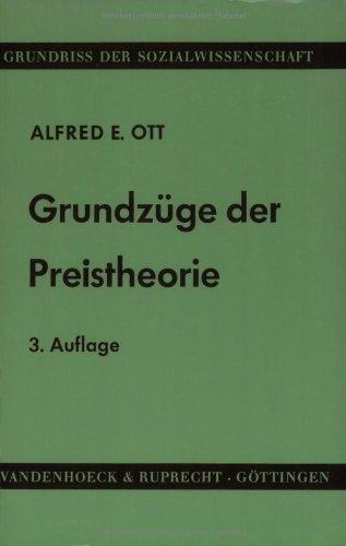 Grundzüge der Preistheorie (Grundriss Der Sozialwissenschaft)