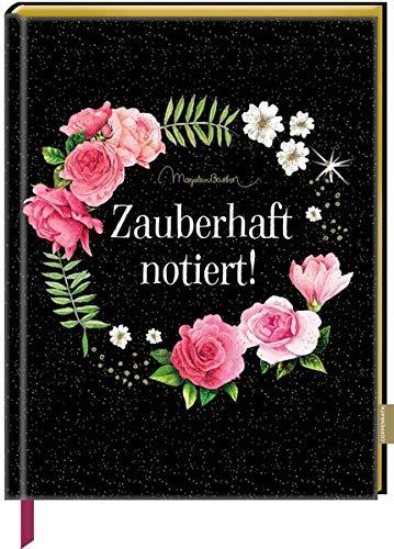 Notizbuch mit glitzerndem Stoffeinband - Zauberhaft notiert! (M. Bastin)