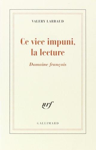 Ce vice impuni, la lecture : domaine français