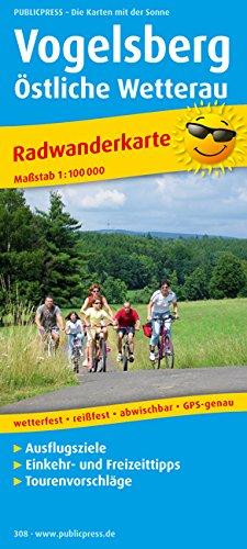 Radwanderkarte Vogelsberg - Östliche Wetterau: Mit Ausflugszielen, Einkehr- & Freizeittipps, wetterfest, reissfest, abwischbar, GPS-genau. 1:100000