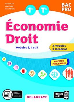 Economie, droit 1re, terminale bac pro : modules 3, 4 et 5 : nouveau programme