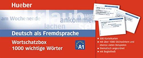 Wortschatzbox Deutsch als Fremdsprache A1: für englische, französische, italienische, polnische, spanische und türkische Muttersprachler / 1000 wichtige Wörter