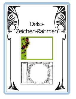 Deco-Zeichenrahmen