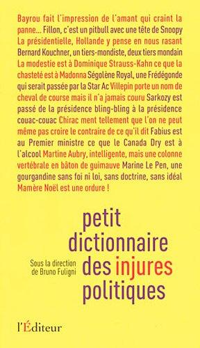 Petit dictionnaire des injures politiques