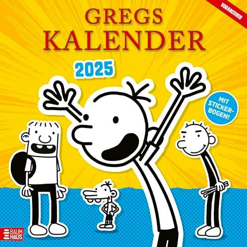 Gregs Kalender 2025: Inkl. Stickerbogen mit über 40 Aufklebern, einer Seite für jeden Monat und vielen lustigen Greg-Comics (Gregs Tagebuch)