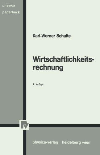 Wirtschaftlichkeitsrechnung (Physica-Lehrbuch)