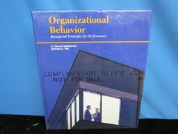 Managing Organizational Behavior (IRWIN SERIES IN MANAGEMENT AND THE BEHAVIORAL SCIENCES)