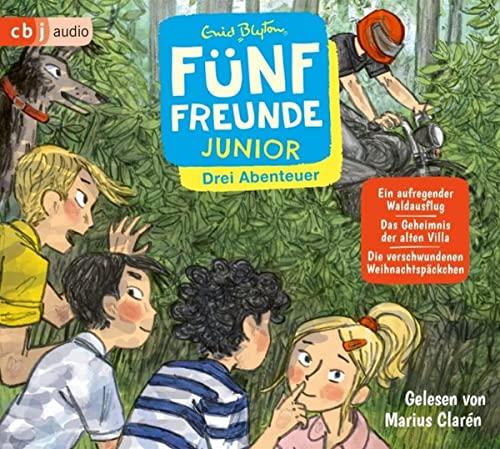 Fünf Freunde JUNIOR - Drei Abenteuer - Ein aufregender Waldausflug. Das Geheimnis der alten Villa. Die verschwundenen Weihnachtspäckchen: .