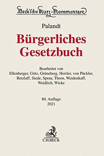 Bürgerliches Gesetzbuch: mit Nebengesetzen insbesondere mit Einführungsgesetz (Auszug) einschließlich Rom I-, Rom II und Rom III-Verordnungen sowie ... Redaktionsschluss: 15. Oktober 2020