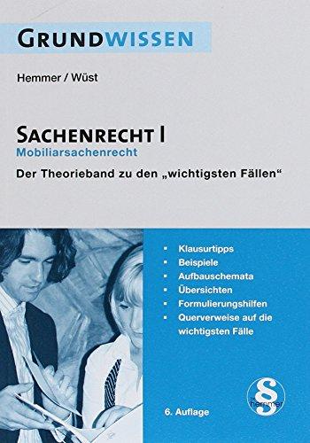 Grundwisssen Sachenrecht I