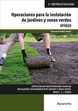 Operaciones para la instalación de jardines y zonas verdes