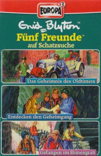 Fünf Freunde Box 03. Folgen 32, 33, 36. 3 Cassetten: Fünf Freunde auf Schatzsuche: Das Geheimnis des Oldtimers / Entdecken den Geheimgang / Gefangen im Hünengrab