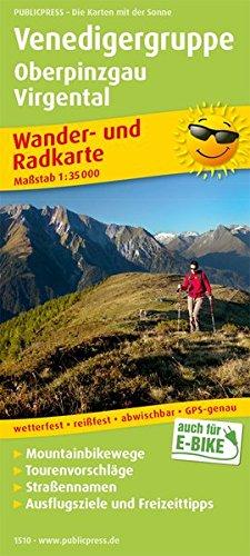 Venedigergruppe, Oberpinzgau, Virgental: Wander- und Radkarte mit Ausflugszielen & Freizeittipps, wetterfest, reißfest, abwischbar, GPS-genau. 1:35000 (Wander- und Radkarte / WuRK)