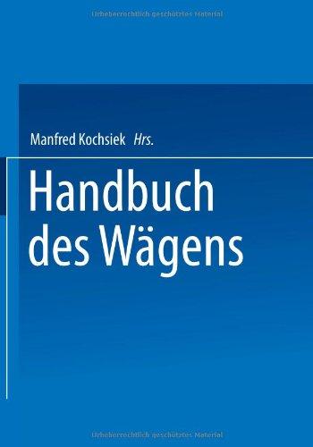 Handbuch des Wägens (German Edition)