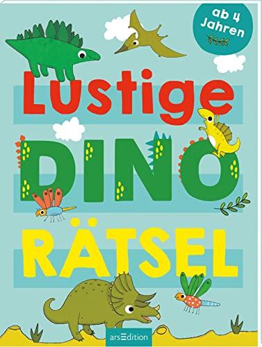 Lustige Dino-Rätsel: Rätselheft ab 4 Jahren