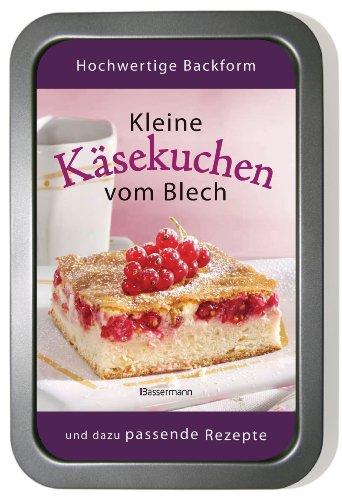 Kleine Käsekuchen vom Blech-Set: Buch und passende Backform