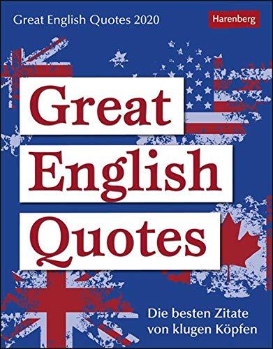 Great English Quotes 2020 12,5x16cm