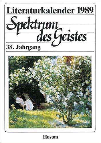 Literaturkalender Spektrum des Geistes 1989