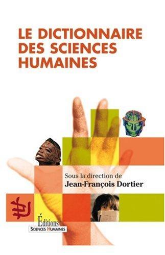 Le dictionnaire des sciences humaines