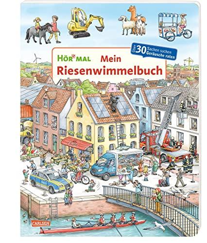 Hör mal (Soundbuch): Mein Riesenwimmelbuch: Über 30 Sachen suchen und Geräusche raten - In der Stadt, auf dem Bauernhof, auf der Baustelle, Hafen und ... Guck- und Hörvergnügen für Kinder ab 2 Jahren