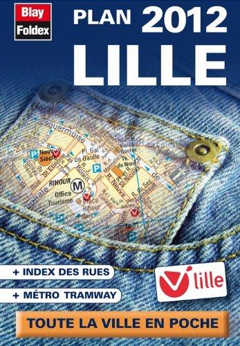 Lille Plan de Poche 2012 - Avec localisation des stations V'Lille