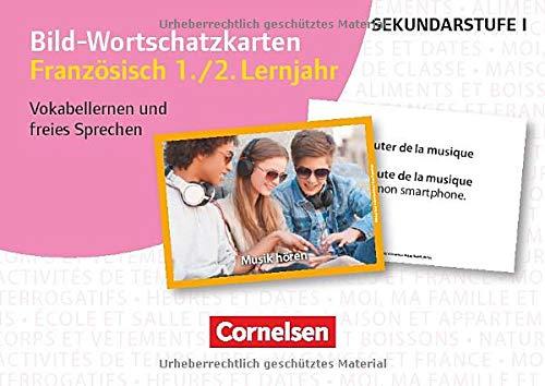 Bild-Wortschatzkarten Fremdsprachen Sekundarstufe I: Französisch 1./2. Lernjahr - Vokabellernen und freies Sprechen - 300 Bildkarten