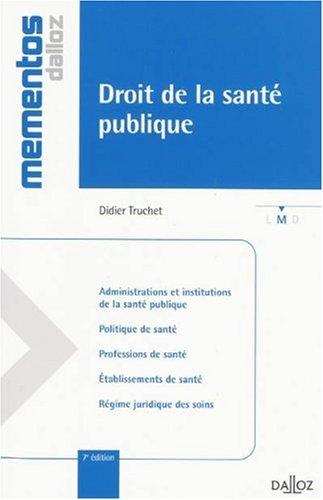 Droit de la santé publique