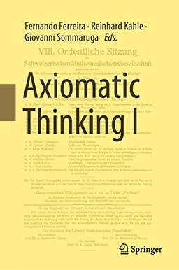 Axiomatic Thinking I