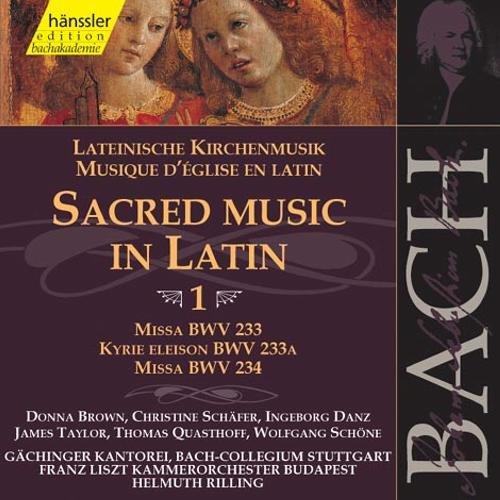 Edition Bachakademie Vol.71 (Lateinische Kirchenmusik 1 BWV 233, 233a, 234)