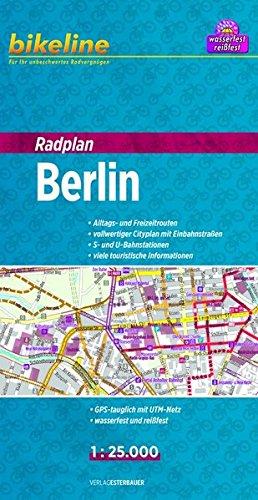 Radplan Berlin 1:25.000 (Bikeline Radkarte)